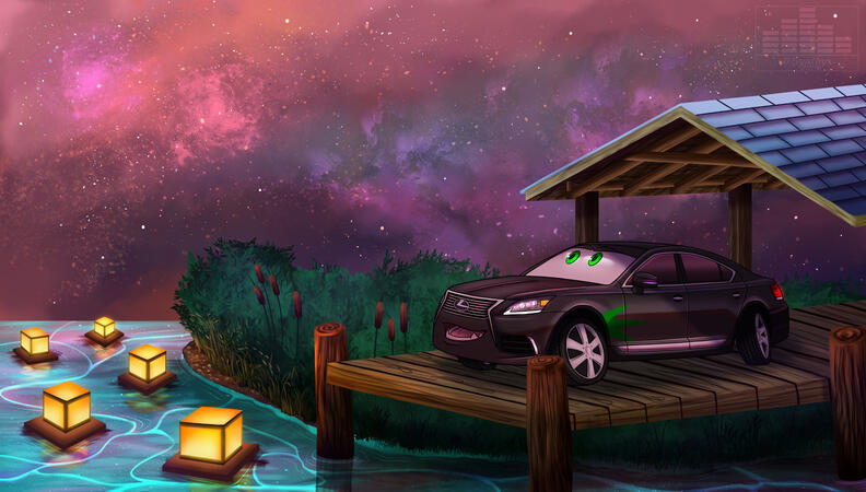 soft-shading, complex BG